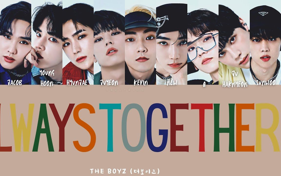 [图]The Boyz ALWAYS TOGETHER歌词分配