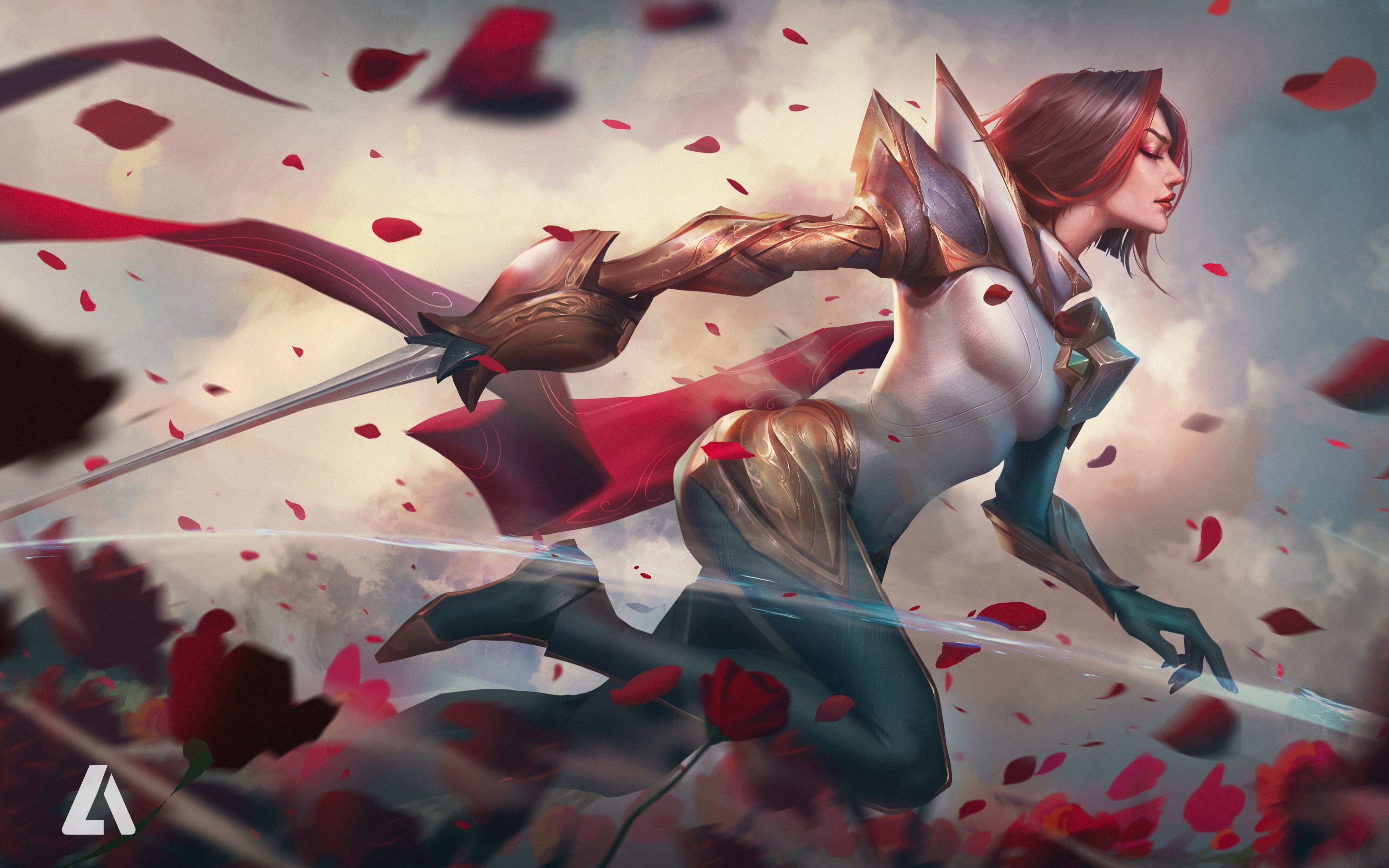 《玫瑰菲奥娜》无双剑姬绘制过程