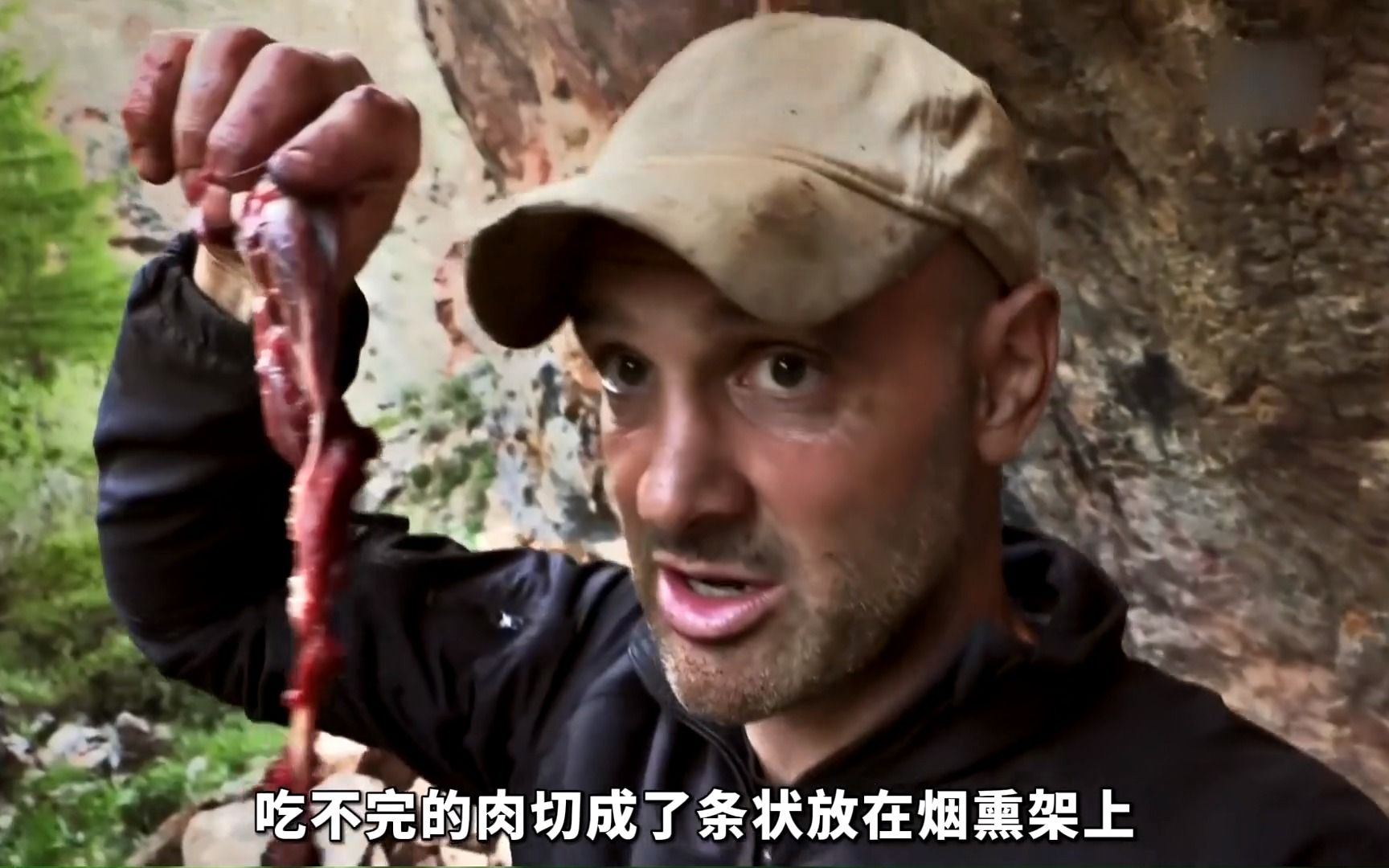 在蒙古沙漠荒野求生,德爷抓了一只土拨鼠,5天穿越100公里