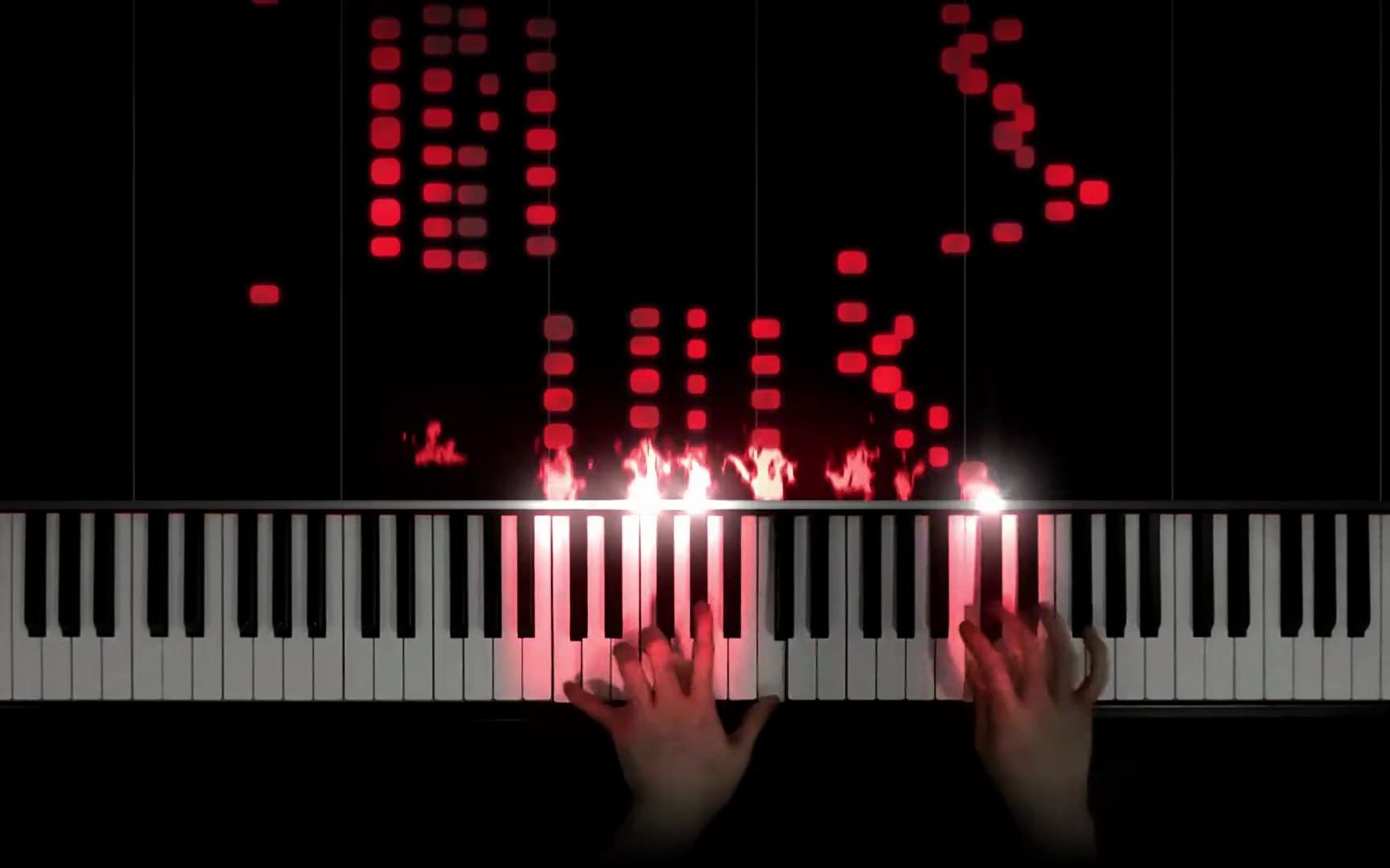 [图]【特效钢琴】 热情奏鸣曲第三章 贝多芬 - by The Flaming Piano