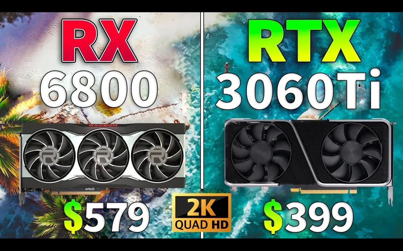 rtx3060tivsrx6800cpu为i710700k1440p分辨率7款游戏对比测试