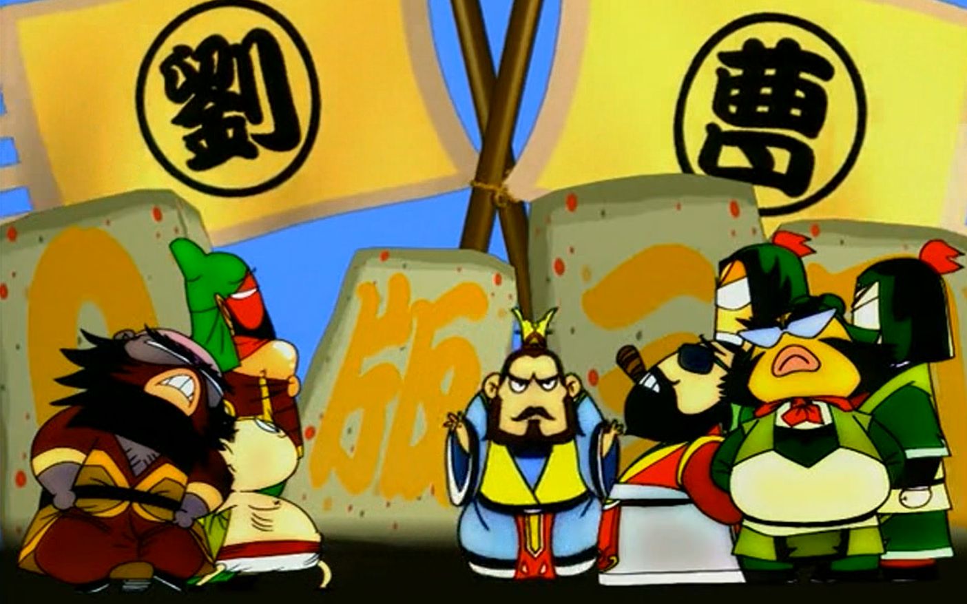 谢罪警告!q版刘关张op,ed合集,开花就完事了!