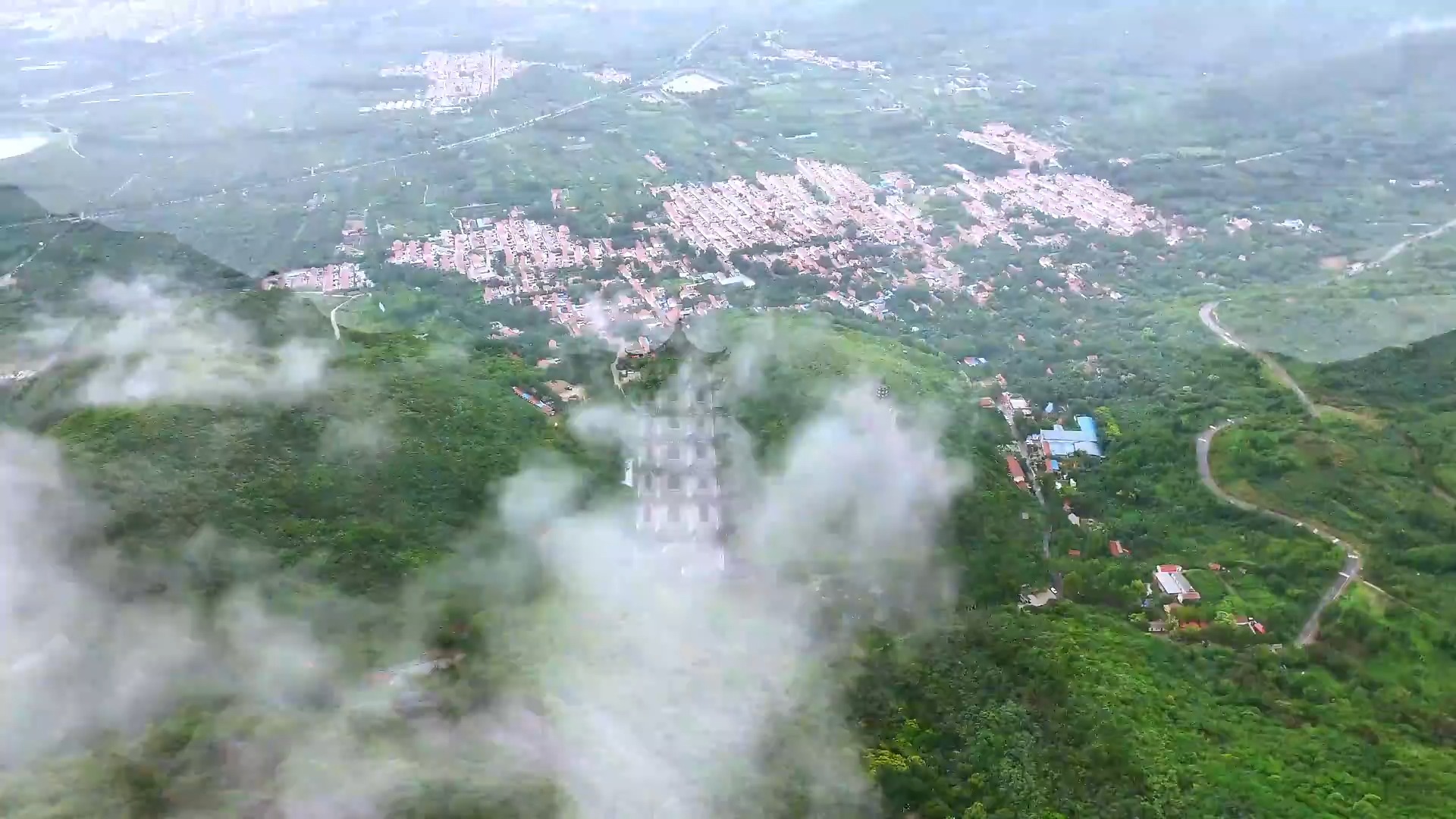 滨州邹平市:雨后会仙山 云海美如画哔哩哔哩bilibili