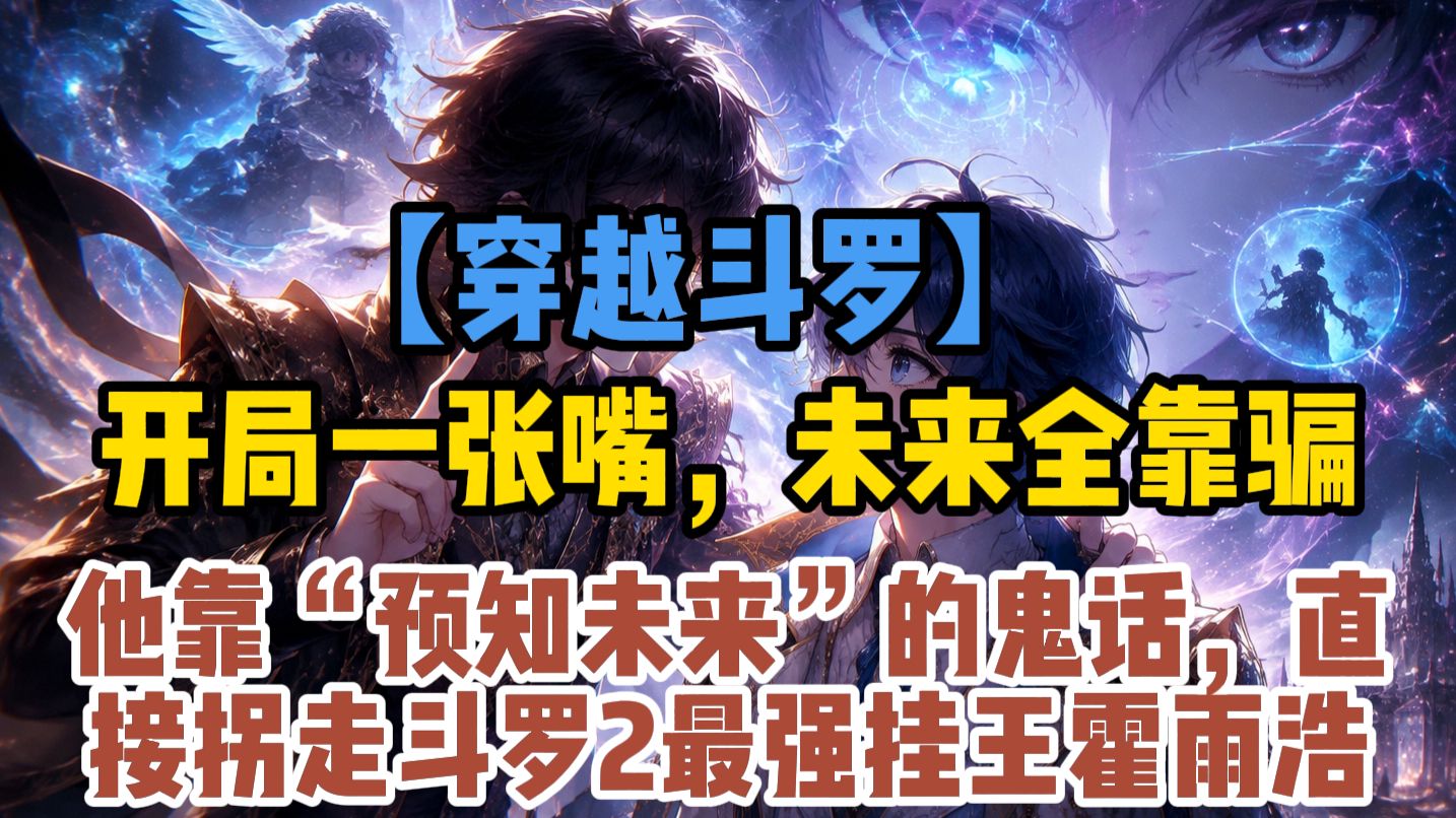穿越斗罗，开局一张嘴，未来全靠骗！他靠“预知未来”的鬼话，直接拐走斗罗2最强挂王霍雨浩.....