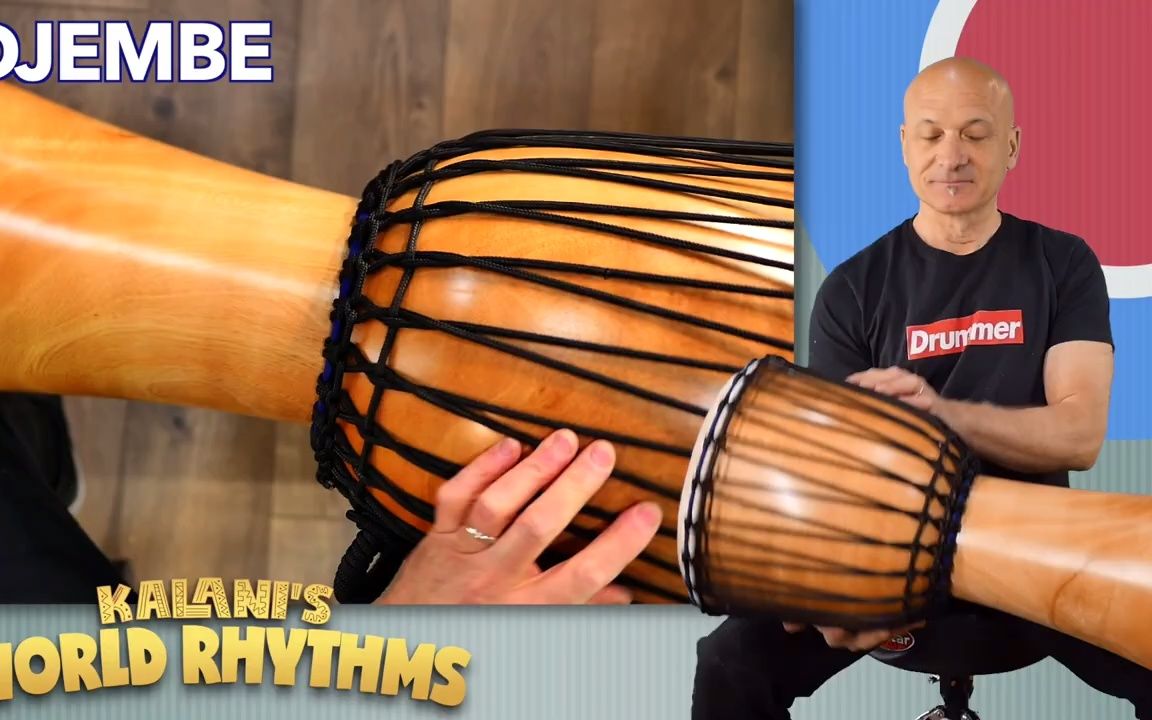 著名鼓手 Kalani Das 演示泰坤打击乐的 Kalani's World Rhythms 系列非洲鼓哔哩哔哩bilibili