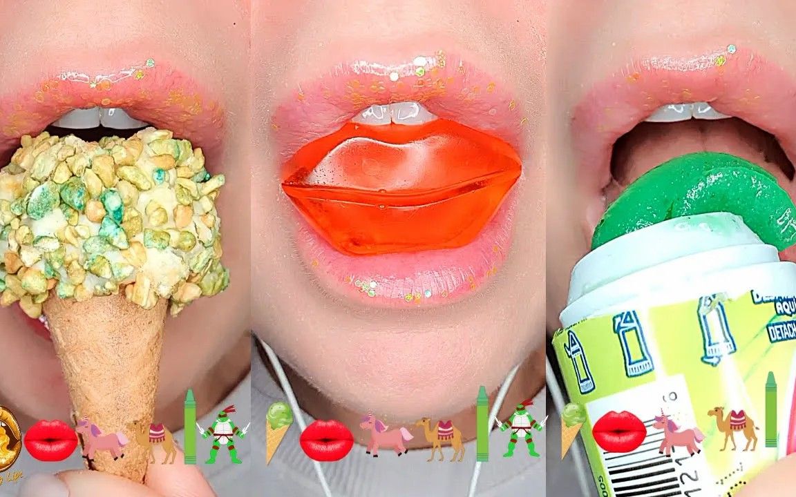 201. @satisfying lips 咀嚼音 声控 asmr