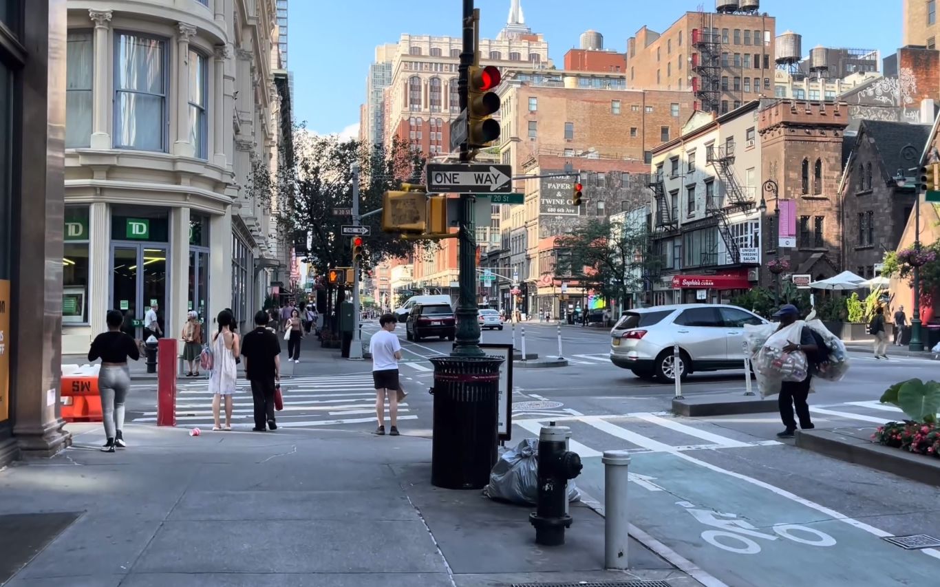 【4k超高清美国】漫步纽约 华盛顿广场公园 2023.