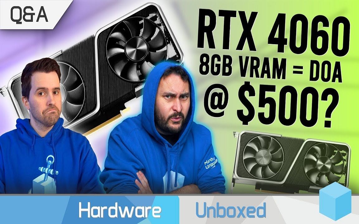 8GB显存还够用吗? 现在的CPU拖累了显卡性能? 二月问答第二部分【Hardware Unboxed】哔哩哔哩bilibili