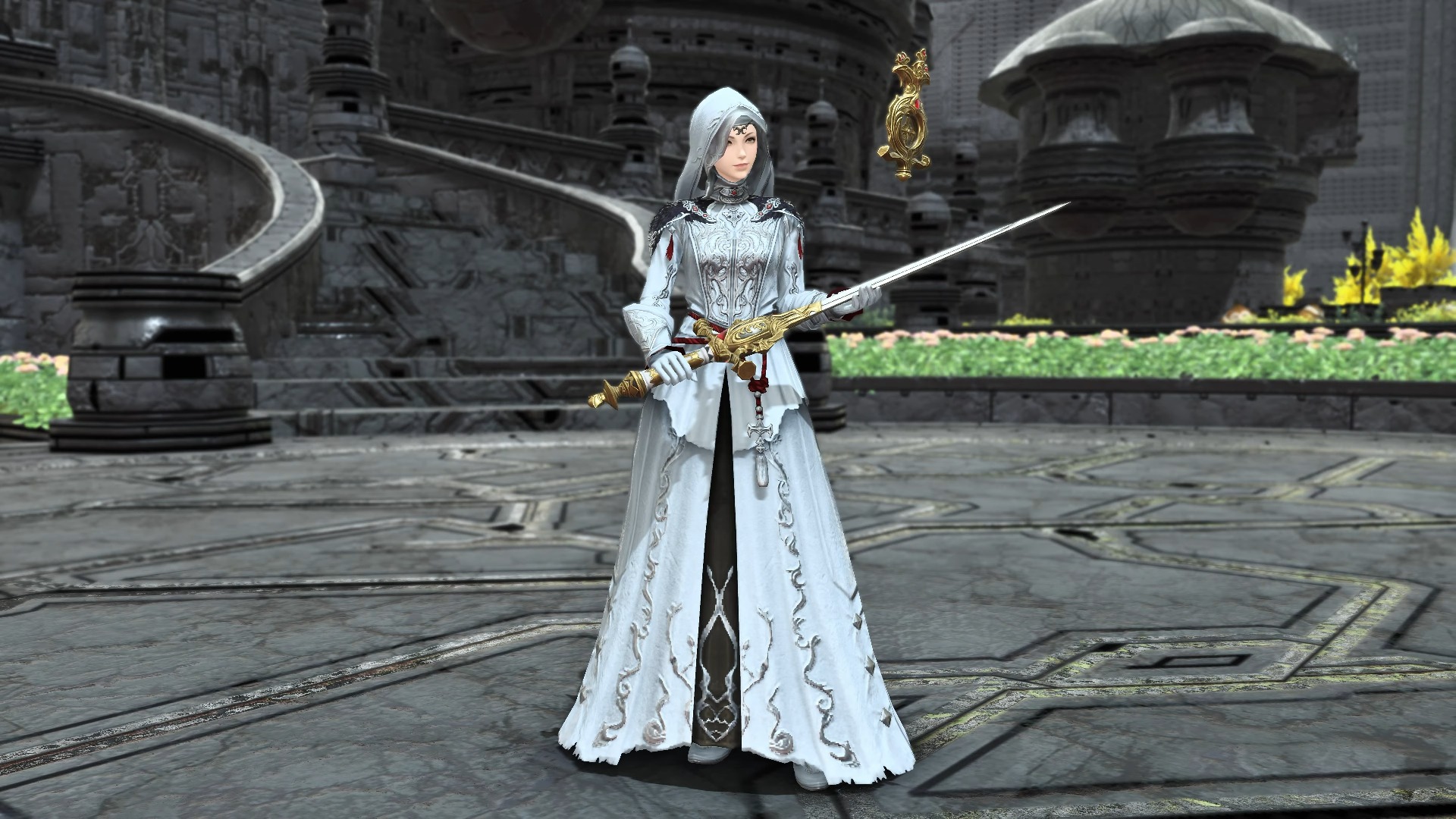 【ff14】7.05 古代王国武器&装备预览(4k/hud)