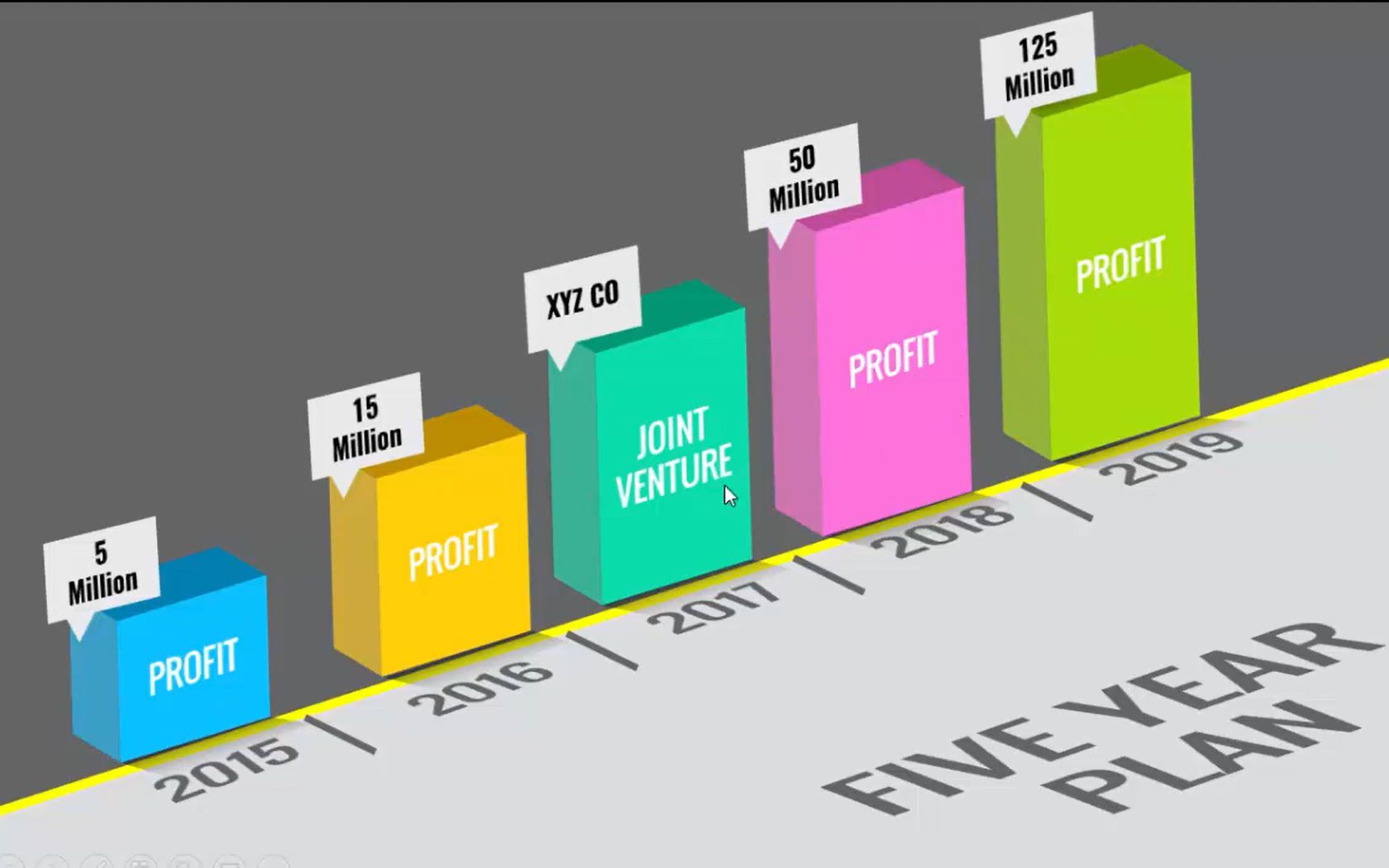 PPT制作精美3D时间线——PPT动画教学【Powerpoint】哔哩哔哩bilibili