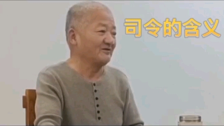 司令的含义哔哩哔哩bilibili