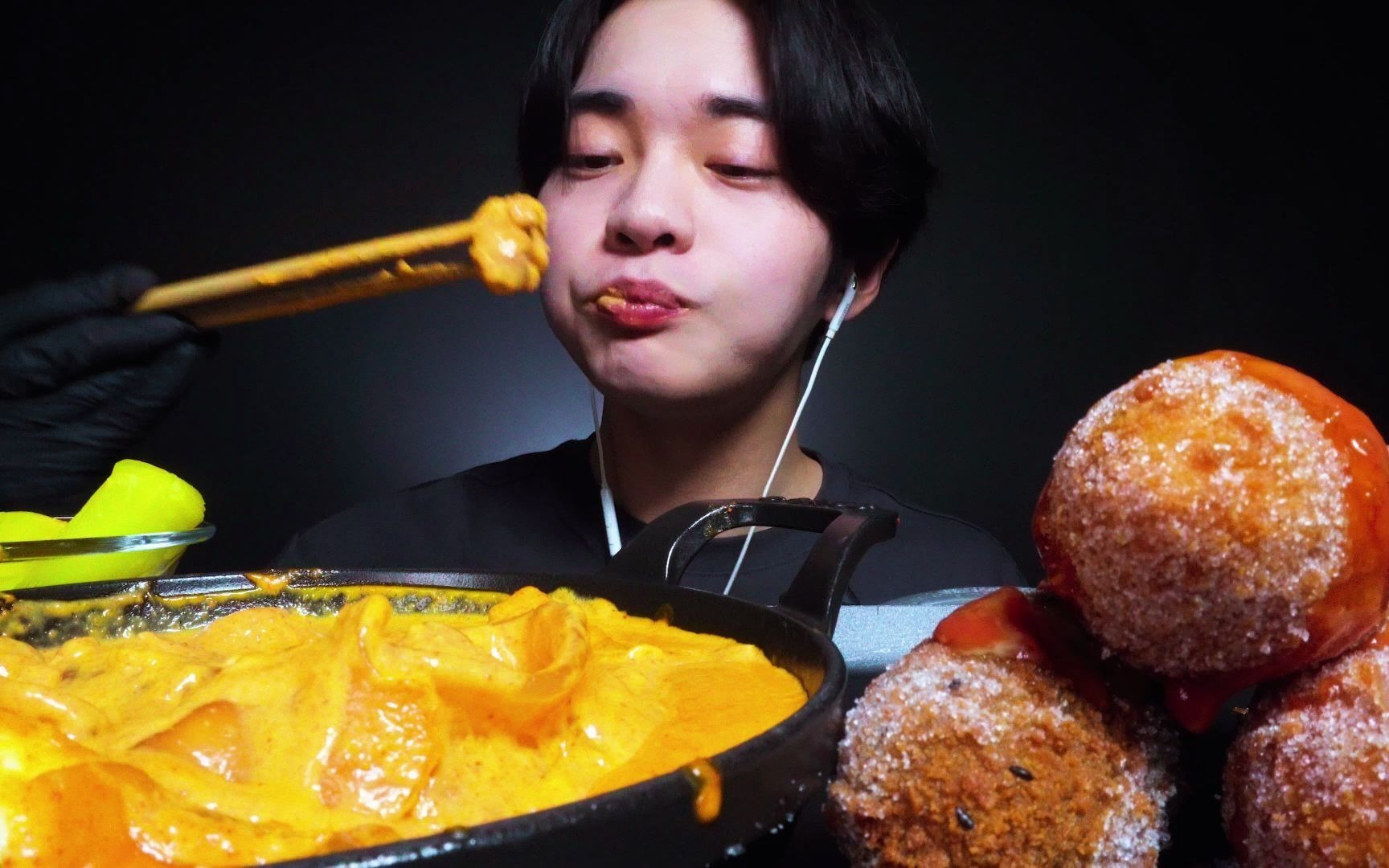 【chan sori】中国细面条奶酪 香辣奶油热狗