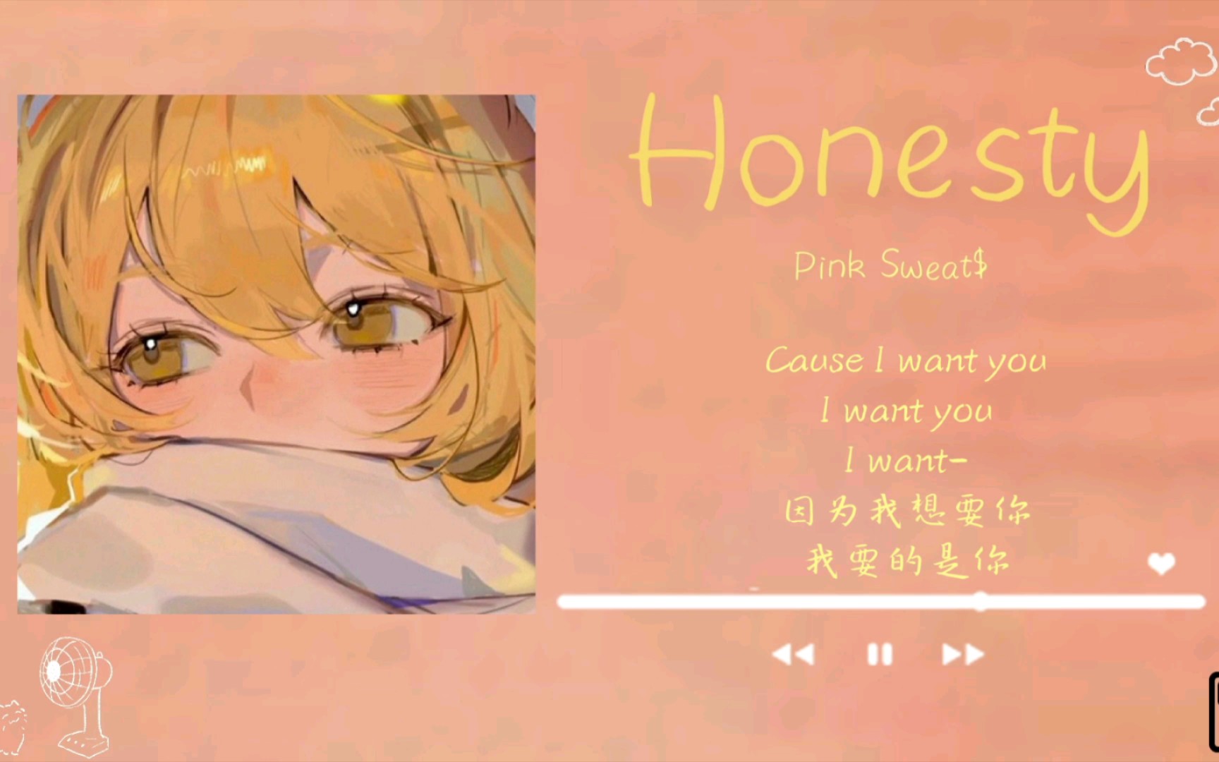 [图]【日推歌单】| “听完心里抹了蜜”| 《Honesty》Pink Sweat$