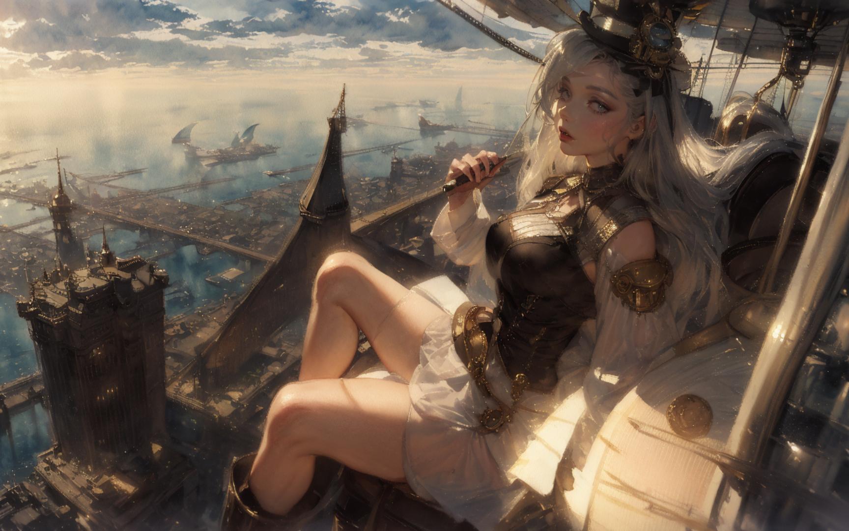 ai动画/蒸汽朋克/金色余辉