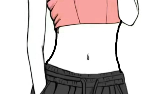 给中国和日本画腰,中国人的刚刚好