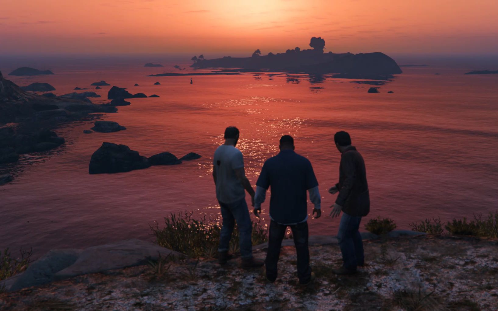 gta5大结局 再玩一百次也还是会选c_哔哩哔哩 (゜-゜)つロ 干杯~-bili