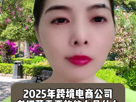 2025年跨境电商公司老板蕞重要的能力是什么哔哩哔哩bilibili