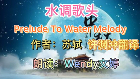 念奴娇 赤壁怀古英文版作者 苏轼 许渊冲翻译 哔哩哔哩 つロ干杯 Bilibili