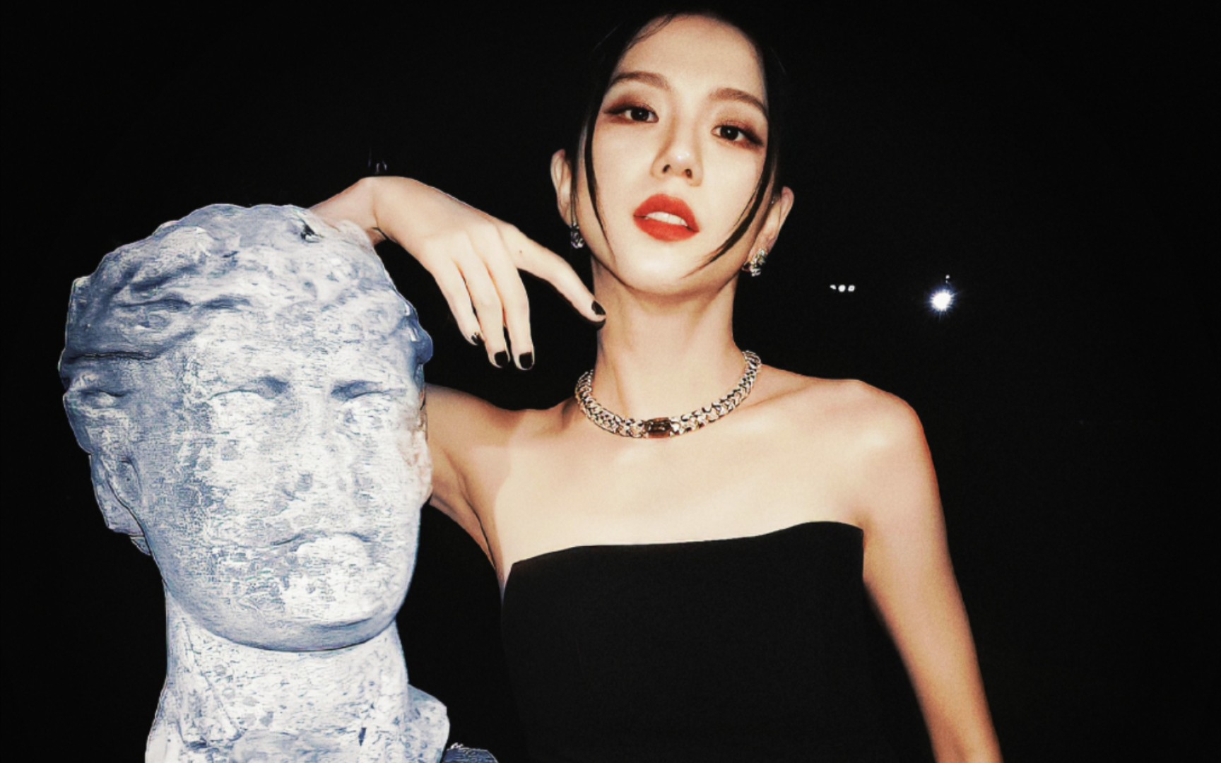 cartier 晚宴 ‖ jisoo 状态太好啦!大气优雅79_哔哩哔哩_bilibili