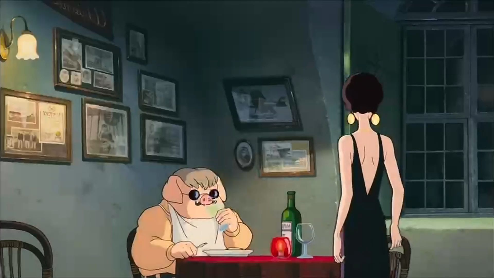 【《红猪》吉娜配音】"马克 谢谢你一直陪在我的身边"