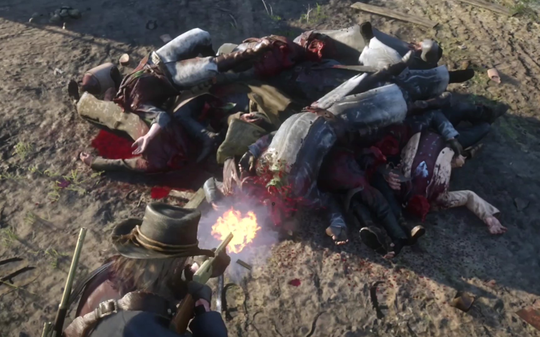 基兰死后奥德里斯科帮的尸体没有一个是完整的