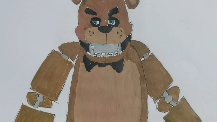 自己画的弗莱迪