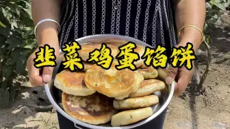 Télécharger la video: 老妈做的烙饼暄软酥脆，韭菜鸡蛋馅饼和面很关键，详细教程来了