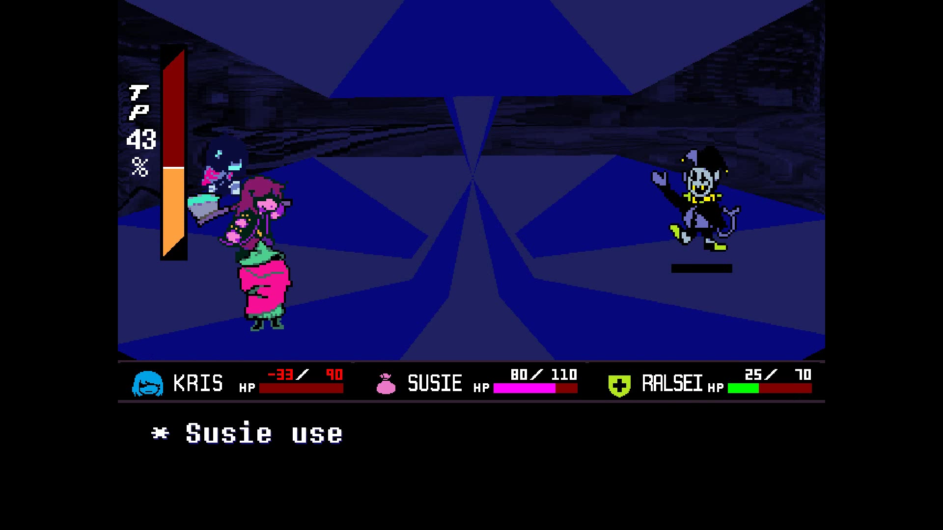 deltarune隐藏boss初见看过攻略得我