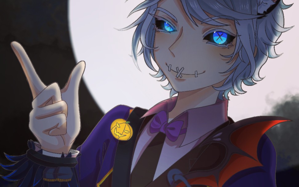 【第五人格/绘画过程】一起来和维克多过万圣节吧