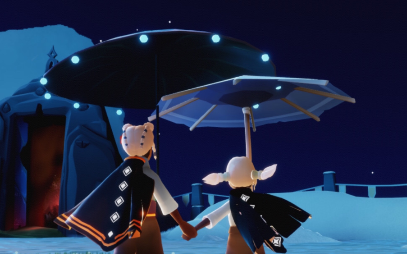 sky光遇:大花伞与油纸伞_哔哩哔哩_bilibili