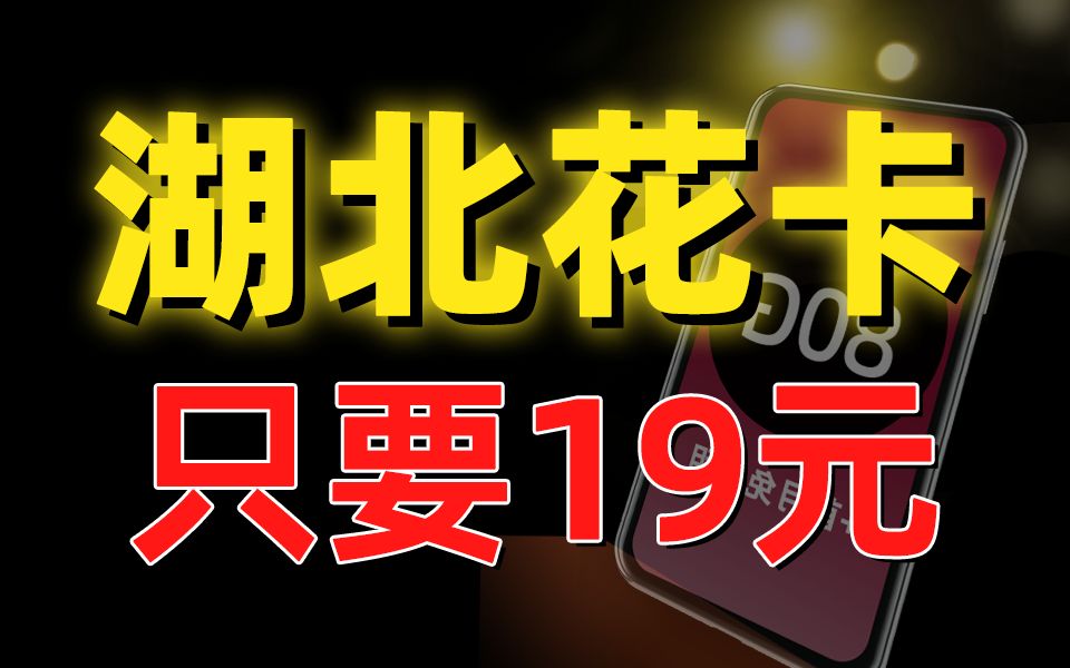 湖北花卡!19元80G+本地归属地+首月免月租的移动流量卡,登上铁王座!移动2023手机流量卡推荐~哔哩哔哩bilibili