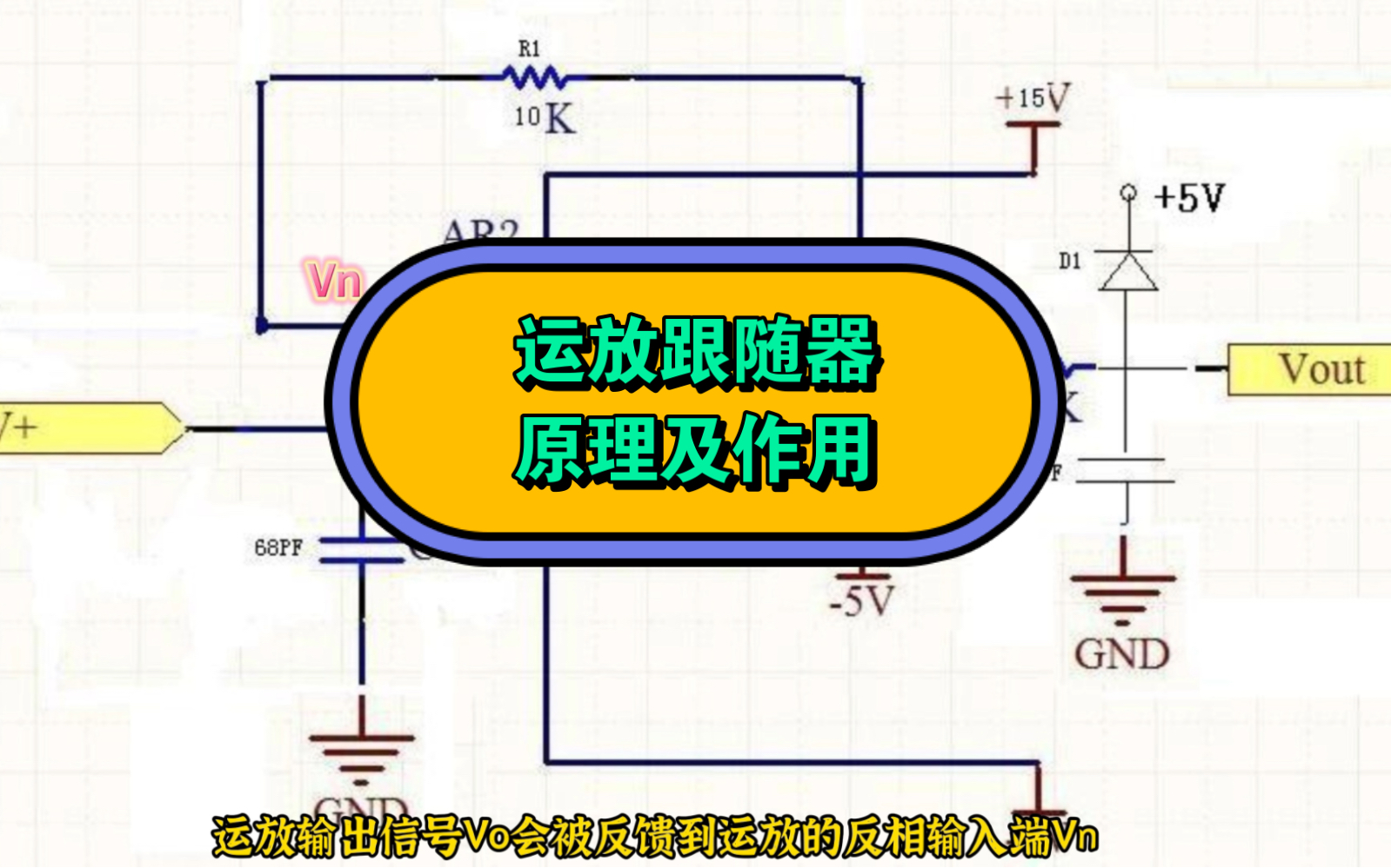 电子工程师必知电路12 运放跟随器#运放#跟随器 #电子工程师 #嵌入式开发 #硬件设计哔哩哔哩bilibili