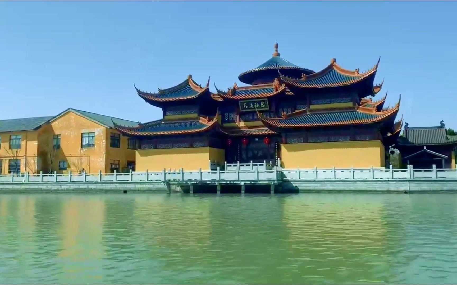 [图]空镜--古刹钟声（报本寺）寺院 宝塔