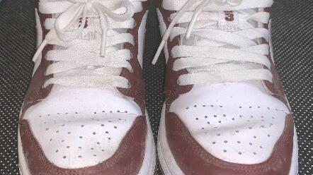 Air Jordan 1 Low Team Red 深酒红女款 洗护过程 哔哩哔哩