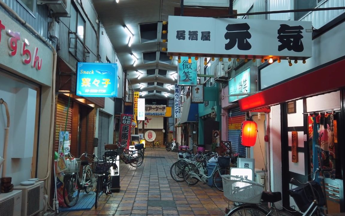 【超清日本】东京板桥区赤塚 自行车夜晚骑行 2020.