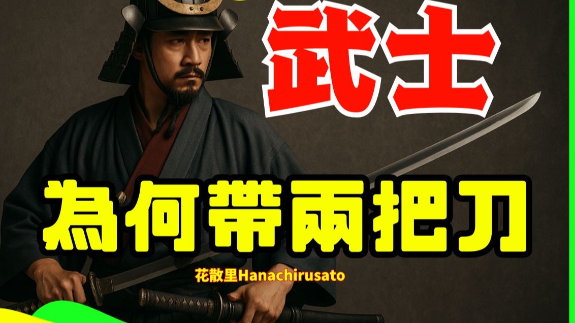 武士为什么要带两把刀?其实还有第三把! | 日本史 | 日本文化 | 战国 | 忍者 | 江户时代 | 幕府 | 刀剑乱舞-花散里 ...