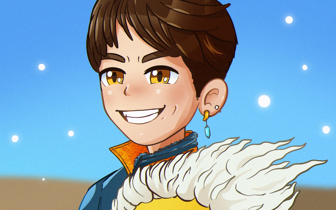 【procreate】丁真 卡通 手绘