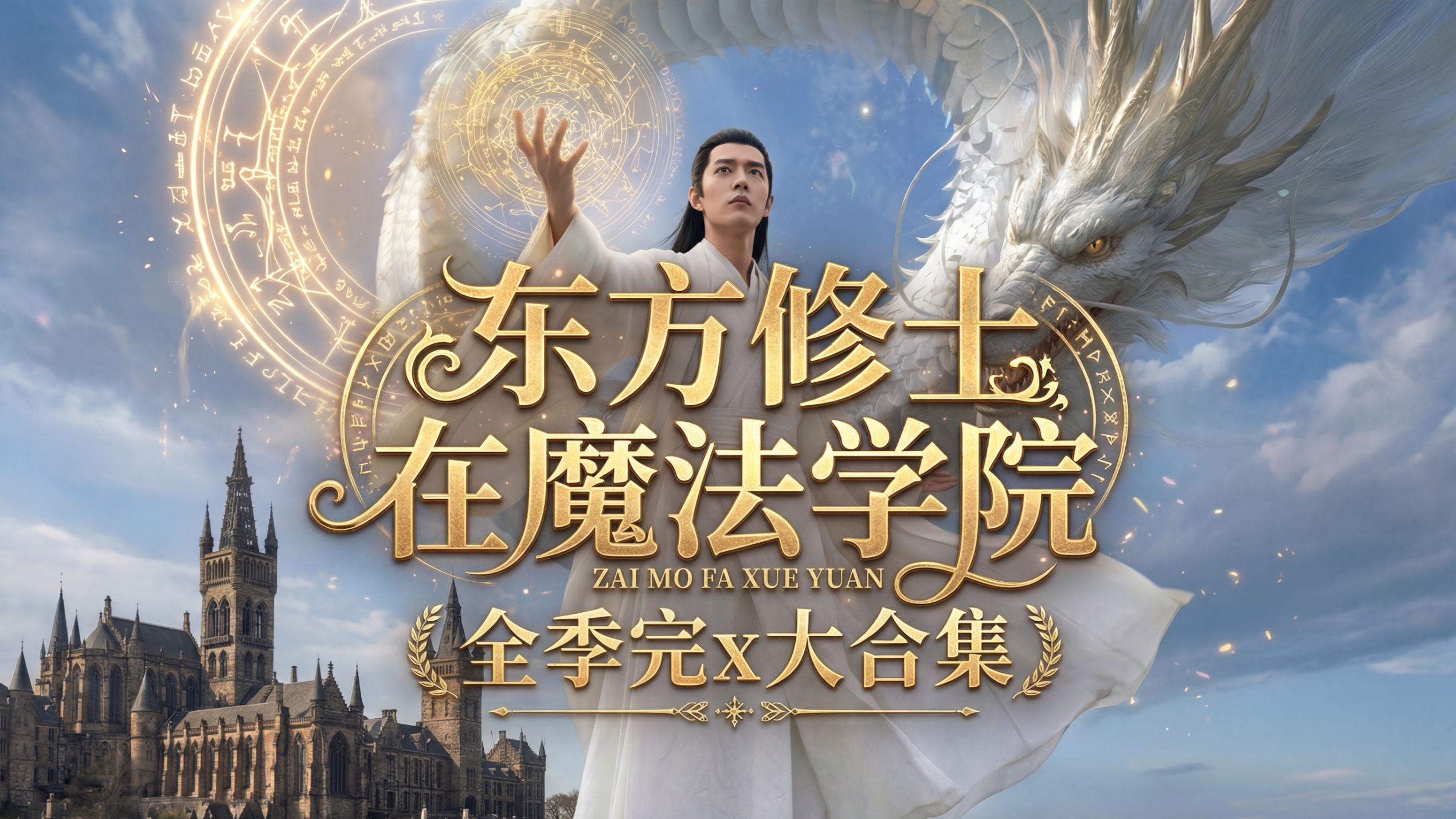 《东方修士在魔法世界的留学生活》一口气看完全季-大合集纯享版-自制AI真人漫剧