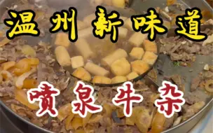 Download Video: 偶遇夜市的喷泉牛杂！牛杂卤的入味！汤底鲜美！！