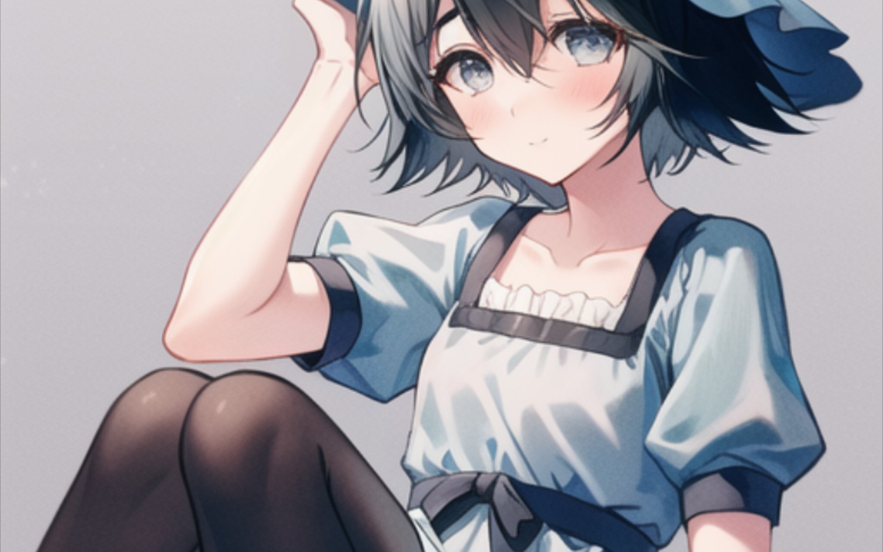 ai绘图-椎名真由理(黑)-命运石之门