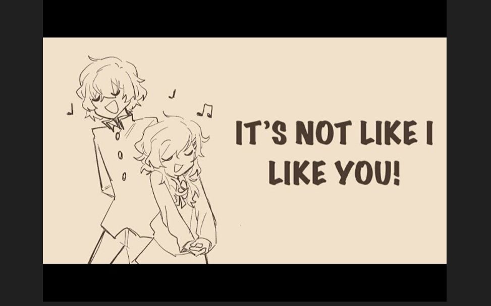 [图]【太中/授權翻譯】It's Not Like I Like You!!! Animatic | Dazai x Fem!Chuuya