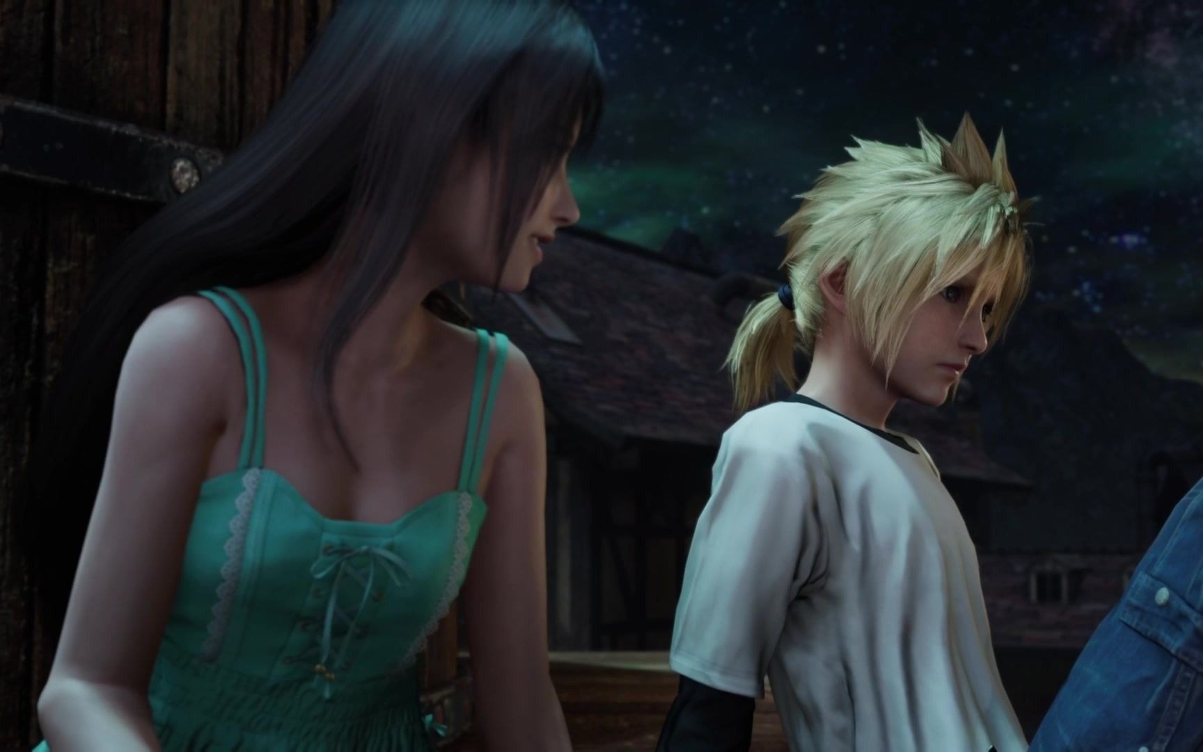 最终幻想7重制版幼年时期克劳德与蒂法