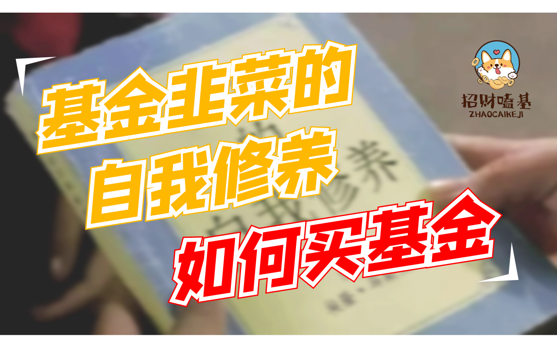 招财嗑基基金韭菜的自我修养之如何买基金零基础新手小白投资入门必备