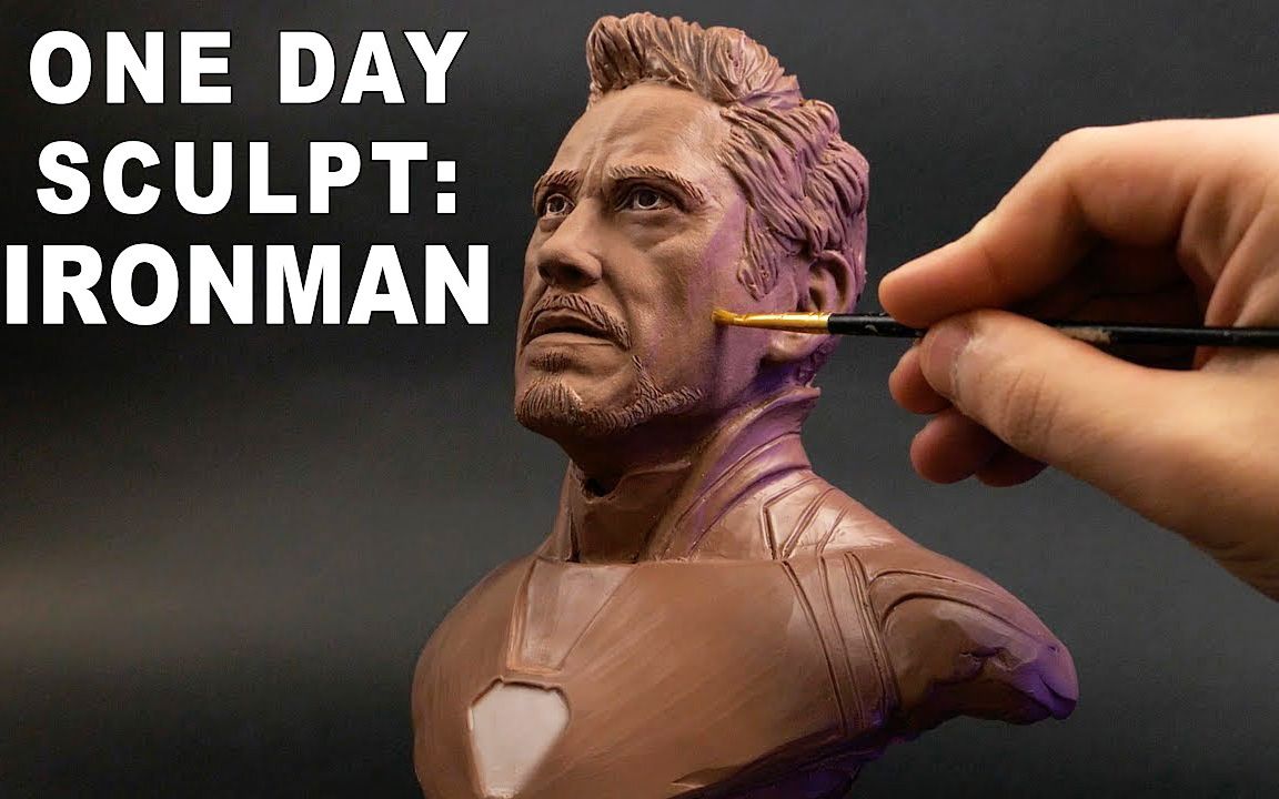 制作托尼斯塔克半胸像forironman