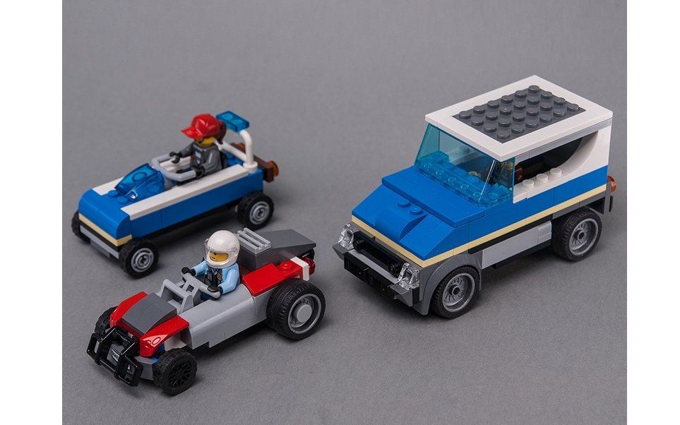 乐高moc教程60244城市系列套内改装车拼搭指南