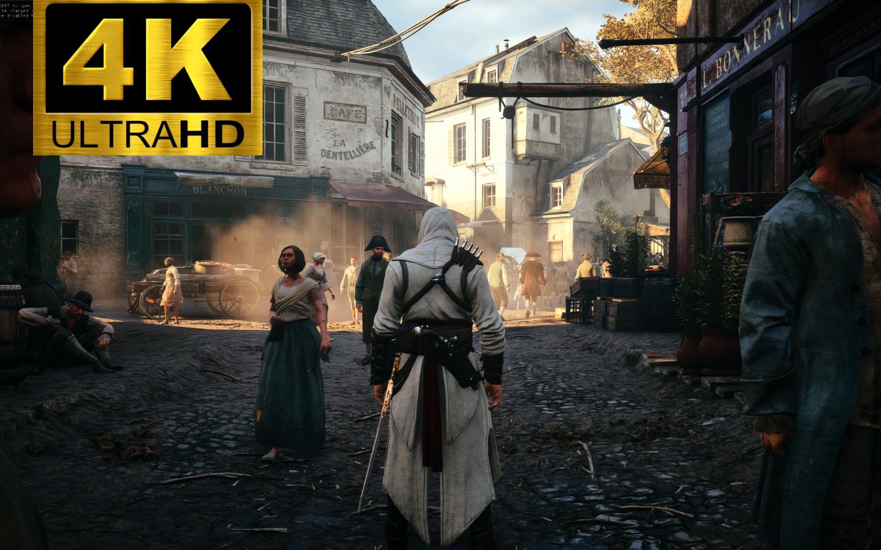 【4k60fps】刺客信条:大革命十周年-极致画质-现在的刺客信条还能带来