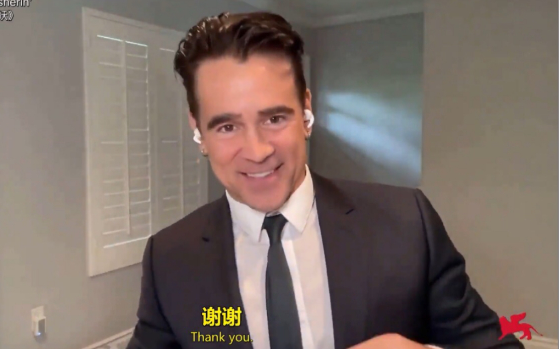 [图]【ColinFarrell】【中英字幕】第79届威尼斯电影节最佳男演员：科林法瑞尔'The Banshees of Inisherin' 《伊尼舍林的报丧女妖》