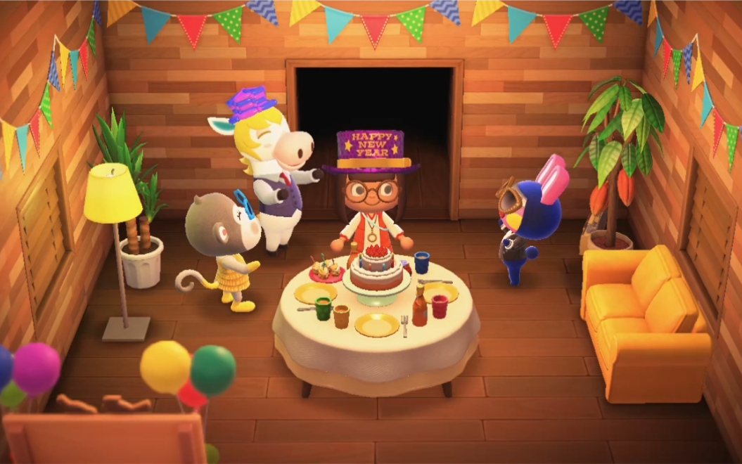 动森小动物们给我过生日啦!