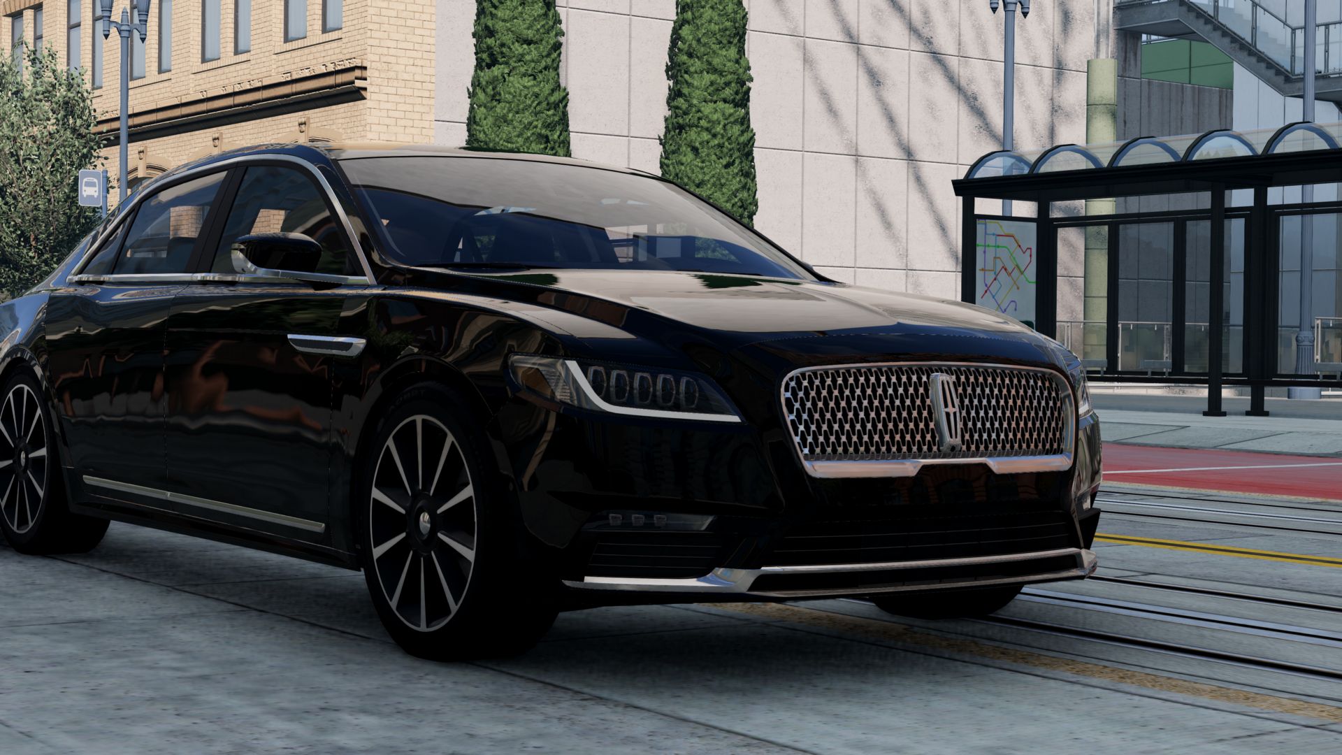 beamng c级车横评 林肯 大陆 外观