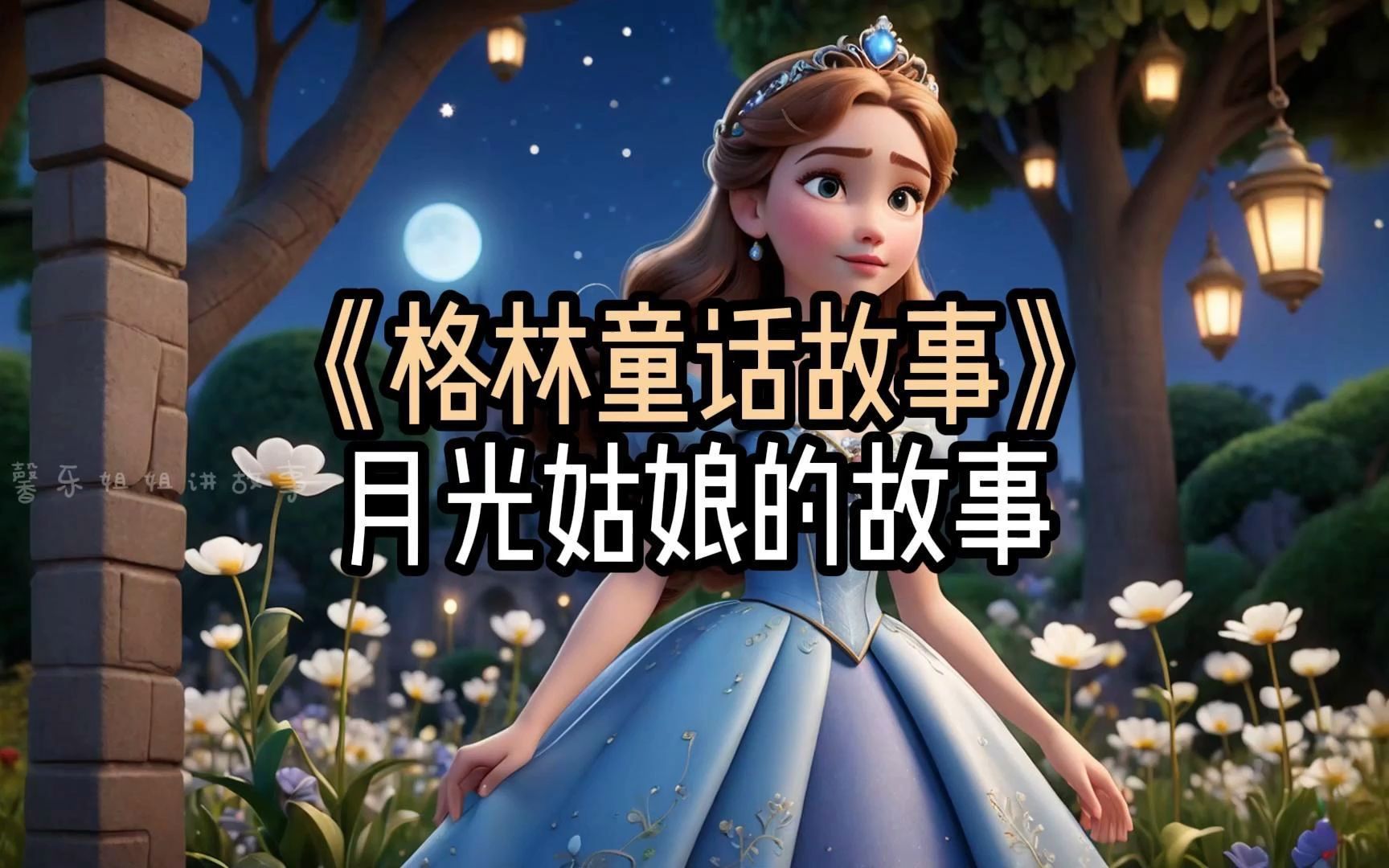 第五十四集-月光姑娘的传奇-睡前故事-格林故事-儿童故事会